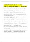 ARRT PRACTICE EXAM&period; QUESTIONS WITH COMPLETE ANSWERS