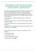 PEBC PHARMACY TECH 2 PRACTICE QUESTIONS AND ANSWERS WITH 100&percnt; VERIFIED SOLUTIONS &vert; ALREADY GRADED A&plus; &vert; BRAND NEW 2025