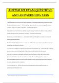 ANT2100 MT EXAM QUESTIONS AND ANSWERS 100&percnt; PASS