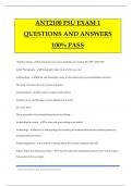 ANT2100 FSU EXAM 1 QUESTIONS AND ANSWERS 100&percnt; PASS