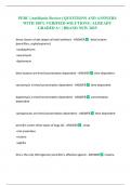 PEBC &lpar;Antibiotic Review&rpar; QUESTIONS AND ANSWERS WITH 100&percnt; VERIFIED SOLUTIONS &vert; ALREADY GRADED A&plus; &vert; BRAND NEW 2025
