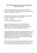 MSN 570 Patho Chapter 7 Innate Immunity&colon; Inflammation Questions and Answers