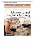 FULL TEST BANK MATERNITY AND PEDIATRIC NURSING 3RD EDITION BY SUSAN RICCI&comma; THERESA KYLE&comma; SUSAN CARMAN&minus;ALL CHAPTERS 1-51 PROVIDED WITH ANSWER KEY&vert;LATEST UPDATE&vert; RATED A&plus;