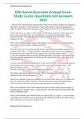 Qlik Sense Business Analyst Exam Study Guide Questions and Answers 2025