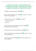 PEBC NON-CLINICAL QUESTIONS AND ANSWERS WITH 100&percnt; VERIFIED SOLUTIONS &vert; ALREADY GRADED A&plus; &vert; BRAND NEW 2025