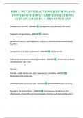 PEBC - DRUG INTERACTIONS QUESTIONS AND ANSWERS WITH 100&percnt; VERIFIED SOLUTIONS &vert; ALREADY GRADED A&plus; &vert; BRAND NEW 2025