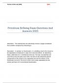 Petroleum Refining Exam Questions And Answers 2025