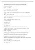 Exam Bank for Special Senses- Questions and Correct Answers Latest Update 2025