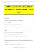 ENROLLED AGENT PRT 3 &lpar;3 OF 4&rpar; QUESTIONS AND ANSWERS 100&percnt; PASS