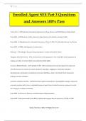 Enrolled Agent SEE Part 3 Questions and Answers 100&percnt; Pass 