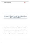 Comm107 Final Exam &lpar;Umd&rpar; Questions And Answers 2025