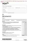 &period; Actual 2024 AQA AS MATHEMATICS 7356&sol;2 Paper 2 Merged Question Paper &plus; Mark Scheme