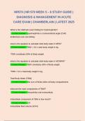 BUNDLE FOR NR 570 &vert; NR570 NIDTERM & FINAL EXAM &vert; COMMON DIAGNOSIS AND MANAGEMENT EXAM &vert; QUESTIONS AND VERIFIED ANSWERS &vert; ALL RATED A&plus; &vert; LATEST 2025 GUIDE &vert; CHAMBERLAIN