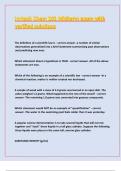 Ivytech Chem 101 Midterm exam with verified solution