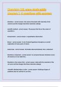 Chemistry 101 exam study guide chapters 1 -5 questions with answers
