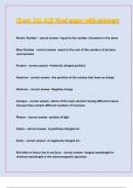Chem 101 ACS Final exam with answers