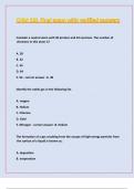 Chem 101 Exam bundle with verified answers