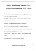 BIGGBY EXAM PACKAGE DEAL QUESTIONS AND VERIFIED DETAILED ANSWERS &vert; 100&percnt; GUARANTEED PASS &vert; ALREADY GRADED A&plus;