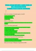 FINAL EXAM REVIEW&colon; AORN PERI-OP 101&comma; 2025&sol;2026 WITH CORRECT&sol;ACCURATE ANSWERS