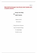 WGU D479 UX Design Case Study&colon;Latest Update with complete solution