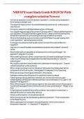 NRFSP Exam Study Guide 8 2025&sol;26 With complete solution Newest 