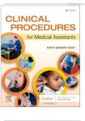 Test Bank For Clinical Procedures for Medical Assistants &lpar; Kathy Bonewit-West&comma; 2022&rpar; All Chapters 1-23&vert; Newest Edition