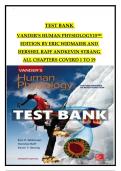 Vander's Human Physiology 15th Edition by Eric Widmaier&comma; Hershel Raff and Kevin Strang - All Chapters 1-19 &vert; TEST BANK&period;