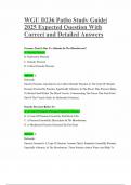 WGU D236 Patho Study Guide&vert; 2025 Expected Question With Correct and Detailed Answers 