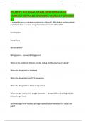 PTU RITE AID FINAL EXAM QUESTIONS AND CORRECT DETAILED ANSWERS &vert;ALREADY GRADED A&plus;