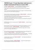 NR548 Exam 1 Exam Questions and Answers Guide &lpar;Guaranteed Succes&rpar; Latest 2025