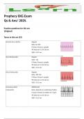 Prophecy EKG Exam Qs & Ans&sol; 2025&period; 