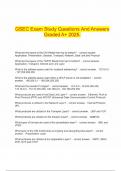 GSEC Exam Study Questions And Answers Graded A&plus; 2025&period;