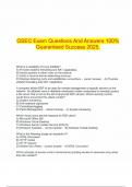GSEC Exam Questions And Answers 100&percnt; Guaranteed Success 2025&period;