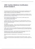CMC Cardiac Medicine Certification Exam-Graded A