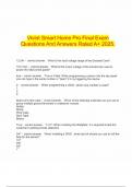    Vivint Smart Home Pro Final Exam Questions And Answers Rated A&plus; 2025&period;