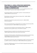 PGA PGM 3&period;0 - LEVEL 3 PRACTICE QUESTIONS - FACILITY MANAGEMENT QUESTIONS WITH CORRECT ANSWERS 2025