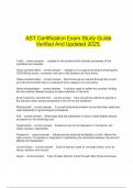 AST Certification bundled exam 100&percnt; verified &vert;latest update&vert;