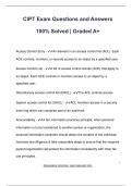 CIPT Exam Questions and Answers  100&percnt; Solved &vert; Graded A&plus;