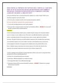 HESI CRITICAL THINKING RN NEWEST 2024 &sol; CRITICAL CARE HESI  EXIT ACTUAL EXAM TEST BANK 140 QUESTIONS AND CORRECT DETAILED ANSWERS WITH RATIONALES &lpar;VERIFIED ANSWERS&rpar; &vert;ALREADY GRADED A&plus;&vert;&vert;BRAND NEW&excl;&excl; 