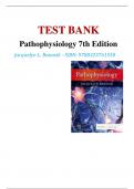 TEST BANK  Pathophysiology 7th Edition Jacquelyn L&period; Banasik - ISBN&colon; 9780323761550