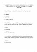 WGU D315 - PRE-ASSESSMENT&colon; NETWORK AND SECURITY &ndash; FOUNDATIONS ACTUAL REAL EXAM QUESTIONS AND ANSWERS