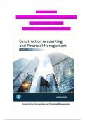 Solution Manual construction Accounting and Financial Management&comma; 4th Edition  by Steven J&period; Peterson&comma; Verified Chapters 1 - 18&comma; Complete Newest Version