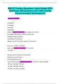 NBCOT Practice Questions Latest Update 2025-2026 Exam 400 Questions with 100&percnt; Verified Correct Answers Guaranteed A&plus;