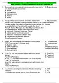 MTA 98-365 PRACTICE EXAM LATEST WITH 145 ACTUAL QUESTIONS AND CORRECT VERIFIED ANSWERS ALREADY GRADED A&plus; 100&percnt;GUARANTEED PASS&excl;