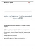 Addiction Counseling Ch 5 Questions And Answers 2025