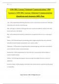 CIW IBA&colon; Lesson 2 Internet Communication&comma; CIW Lesson 2&comma; CIW IBA&colon; Lesson 2 Internet Communication Questions and Answers 100&percnt; Pass