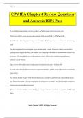 CIW IBA Chapter 4 Review Questions and Answers 100&percnt; Pass