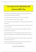 Ciw exam review Questions and Answers 100&percnt; Pass