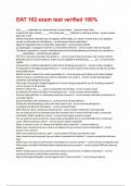 DAT 102 exam test verified 100&period;pdf