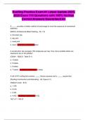 Roofing Practice Exam &num;1 Latest Update 2025-2026 Exam 110 Questions with 100&percnt; Verified Correct Answers Guaranteed A&plus;